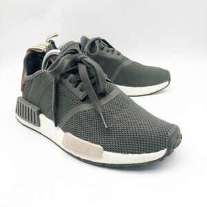 ADIDAS Boost Gray Green Athletic Shoes Trainers Sneakers Womens 6.5